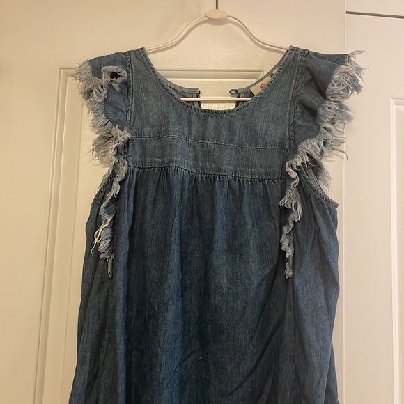 AGJeans denim dress. Size M. Fun for fall or cool summer nights! Very soft. - Picture 2 of 3